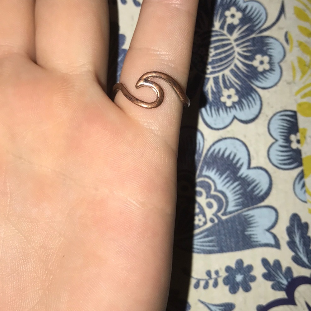 Gold brandy ring
